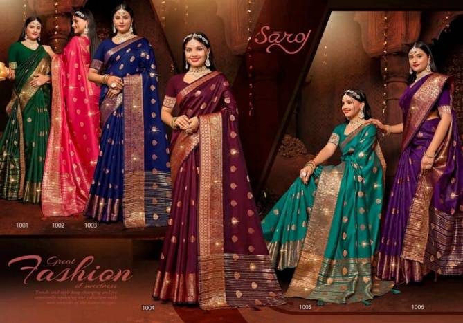 Parasmani Saroski Vol 4 By Saroj Designer Silk Wedding Sarees Wholesale Online
